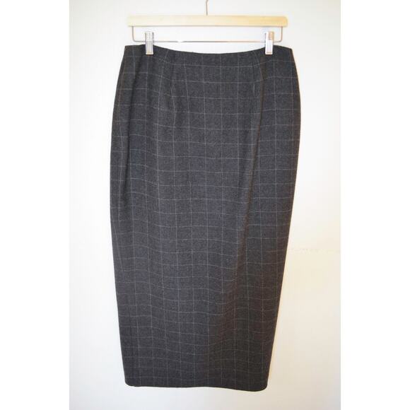 Ralph Lauren Country Plaid Wrap Skirt - Picture 2 of 4